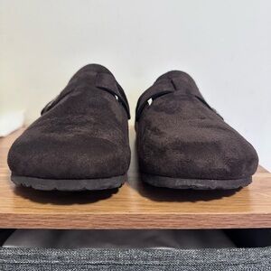 Esprit Dark Brown Suede Loafers